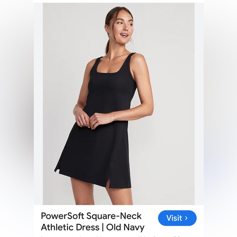 Old Navy Black Athletic Dress